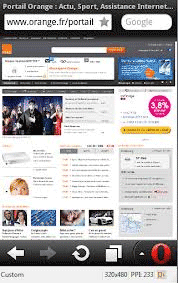 opera mobile viewport