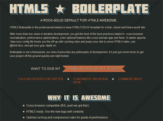 HTML5 Boilerplate