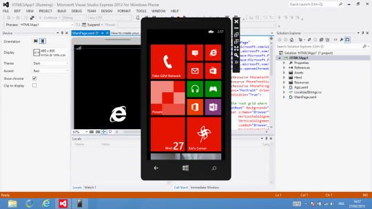 Windows Phone SDK Emulator
