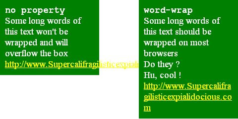 Illustration d’une césure avec word-wrap