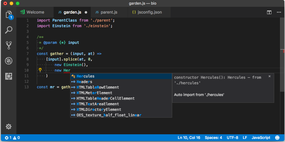 Typescript dans Visual Studio Code