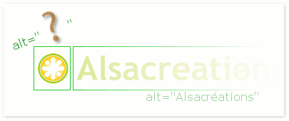 Par exemple, quelle alternative textuelle pour un logo accompagnant un nom de site ?