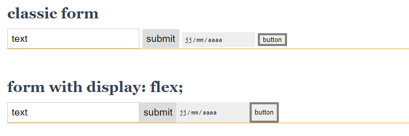 Flexbox rend les formulaires magiques