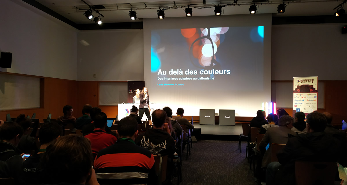 La conférence sur les interfaces et le daltonisme