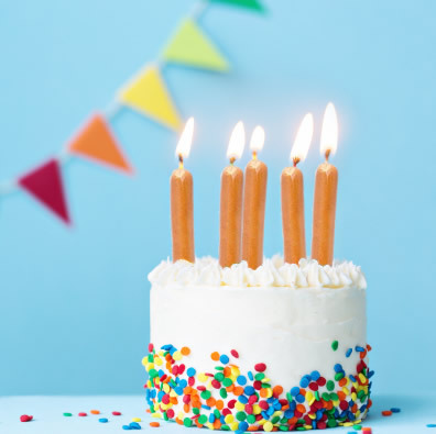 Un bien joli gâteau d'anniversaire