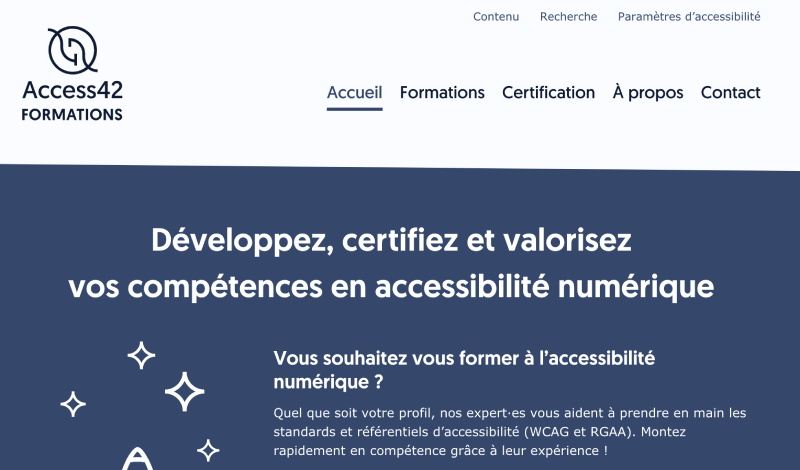 L'organisme de formation Access42