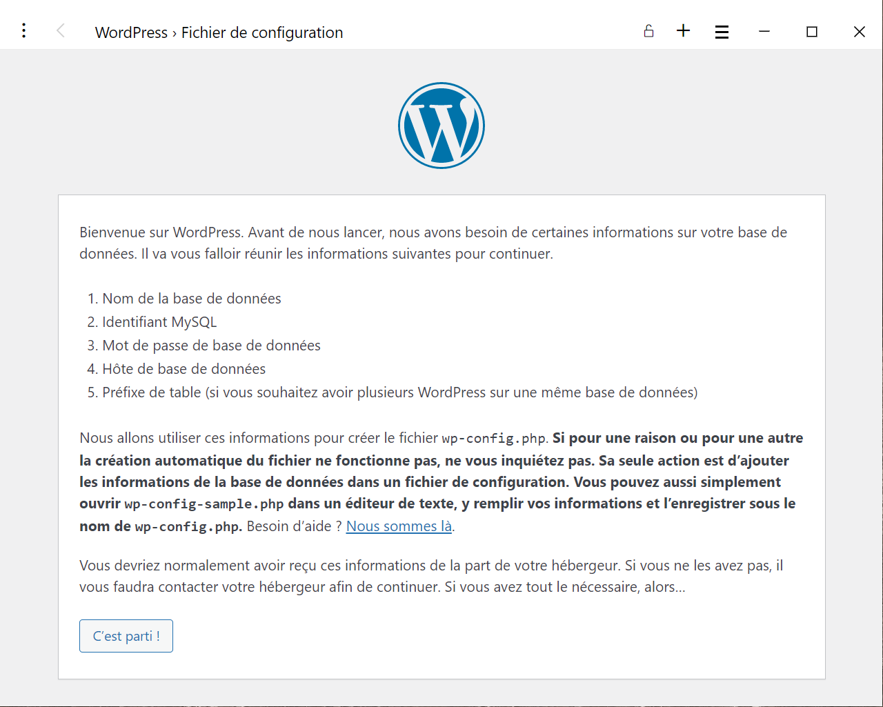 WordPress dans Docker