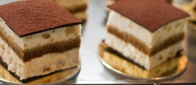 Un tiramisu pour représenter les couches