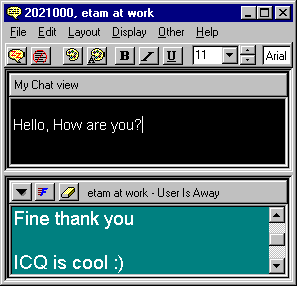 ICQ chat en direct