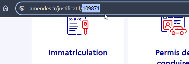 Exemple fictif de paramètre dans l'url