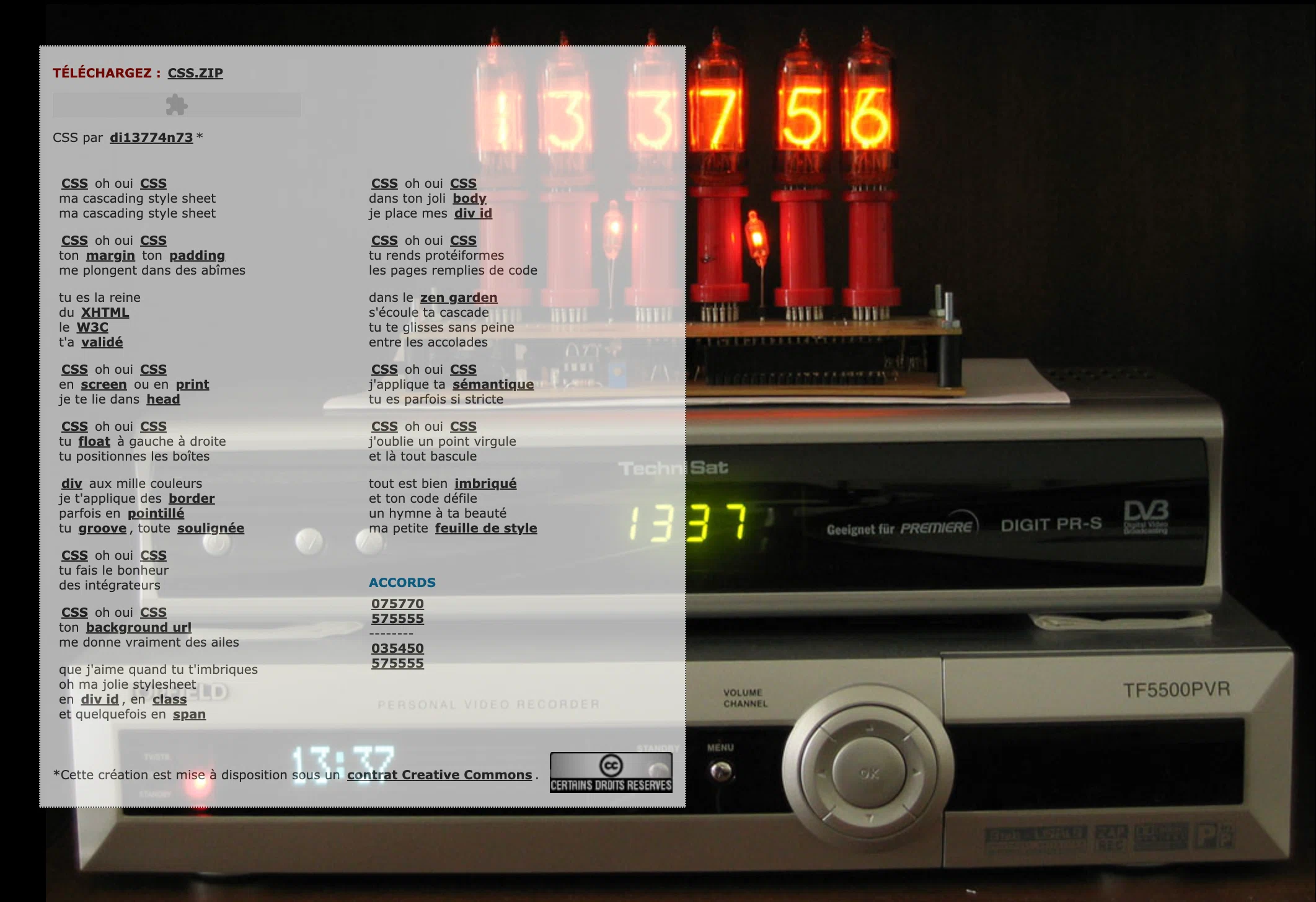 CSS Song