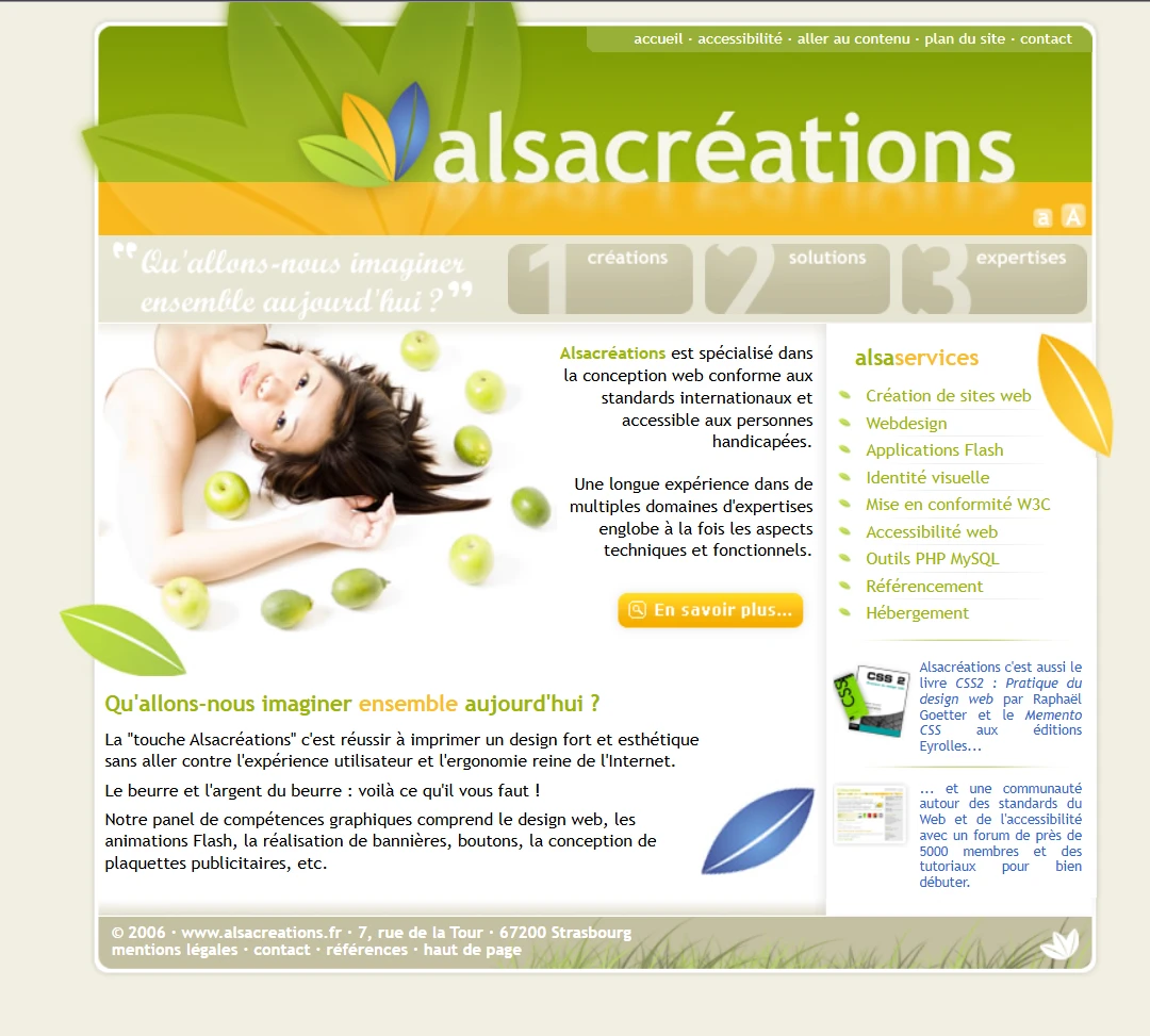 Alsacreations premières versions