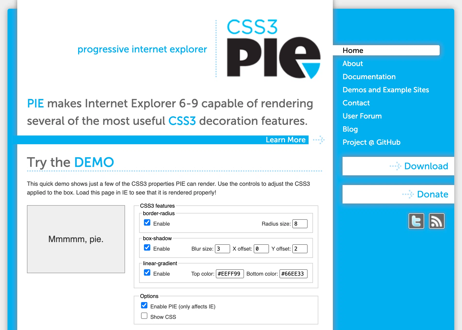 CSS3pie