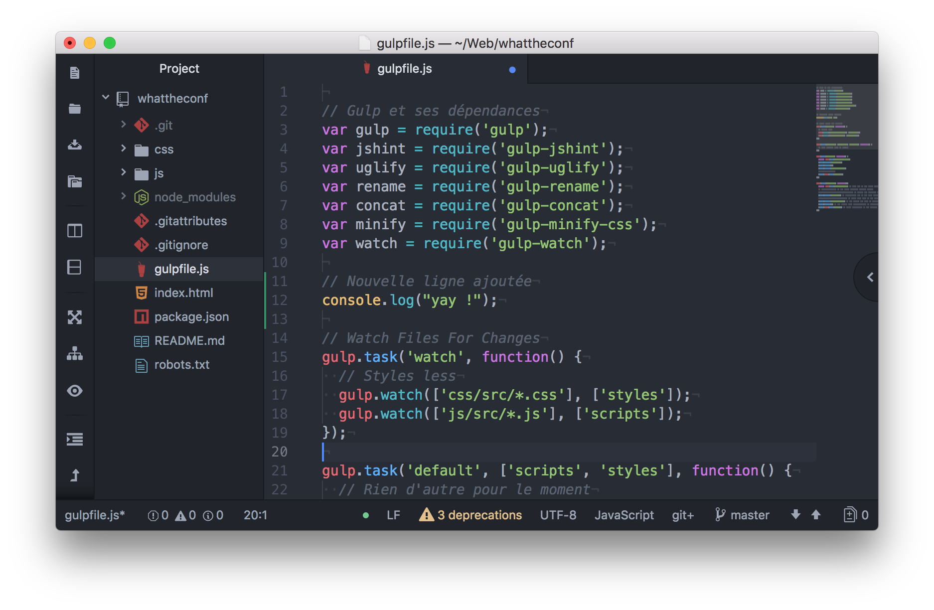 Atom screenshot code