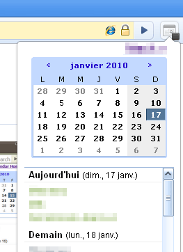Chrome Extension Calendar