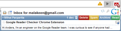 Chrome Extension Gmail Checker Plus