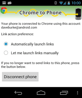 Chrome to Mobile