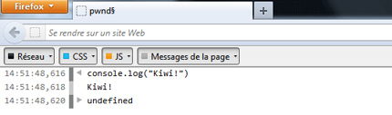 Console Firefox