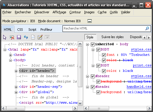 IE8 Debug