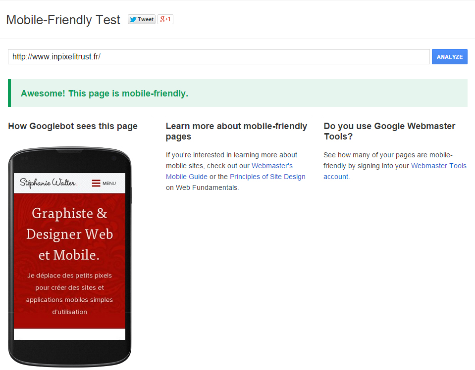 Mobile Friendly Test Google