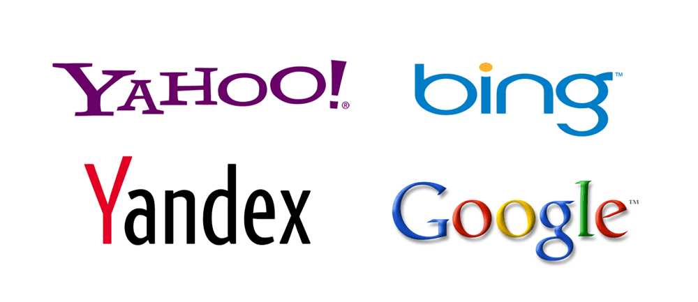 Yahoo Bing Yandex Google