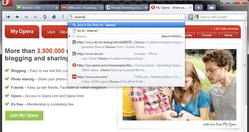 Opera 10.5 Alpha