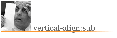 Vertical-align sub