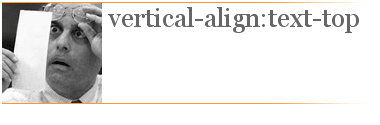 Vertical-align text-top