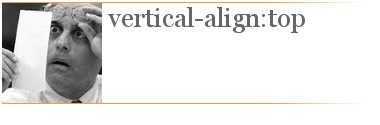 Vertical-align top